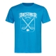 Dresdner Eislöwen  - T-Shirt - Spielfeld - azur - Gr. XL