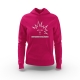 Dresdner Eislöwen - Frauen Logo Hoody - magenta - Gr: XS