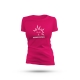 Dresdner Eislöwen - Frauen Logo T-Shirt - magenta - Gr: XS