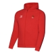 Saale Bulls - COVERT ZIP HOODIE - Red - Gr: 2XL