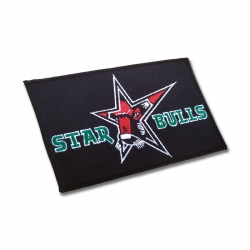 Starbulls - Aufnäher - Logo / Schwarz rechteckig