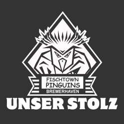 Fischtown Pinguins - Heckscheibenaufkleber - UNSER STOLZ - 33x29cm