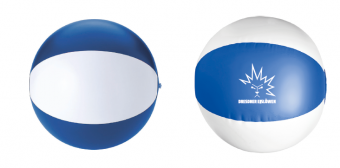 Dresdner Eislöwen - Wasserball 25cm - weiss/blau