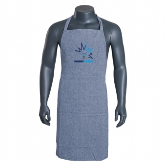 Dresdner Eislöwen - Schürze heather blau - Logo