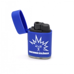 Dresdner Eislöwen - Sturmfeuerzeug - Logo - Blau