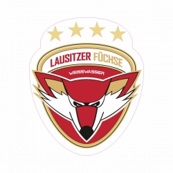 Lausitzer Füchse - Aufkleber - Logo - 400x481mm