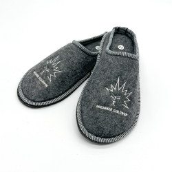 Dresdner Eislöwen - Filzpantoffeln - Logo - Gr.42