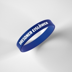 Eislöwen - Silikonarmband blau - Schriftzug