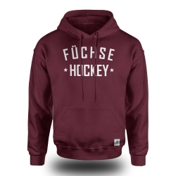 Lausitzer Füchse - Team Hoodie - Hockey - burgund - Gr.M