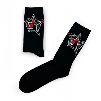 Starbulls- Tennissocken - schwarz - Logo
