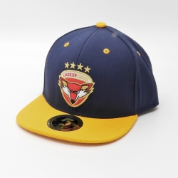 Lausitzer Füchse - KIDS Flat-Cap - Yellow Sunshield - Logo - 53cm