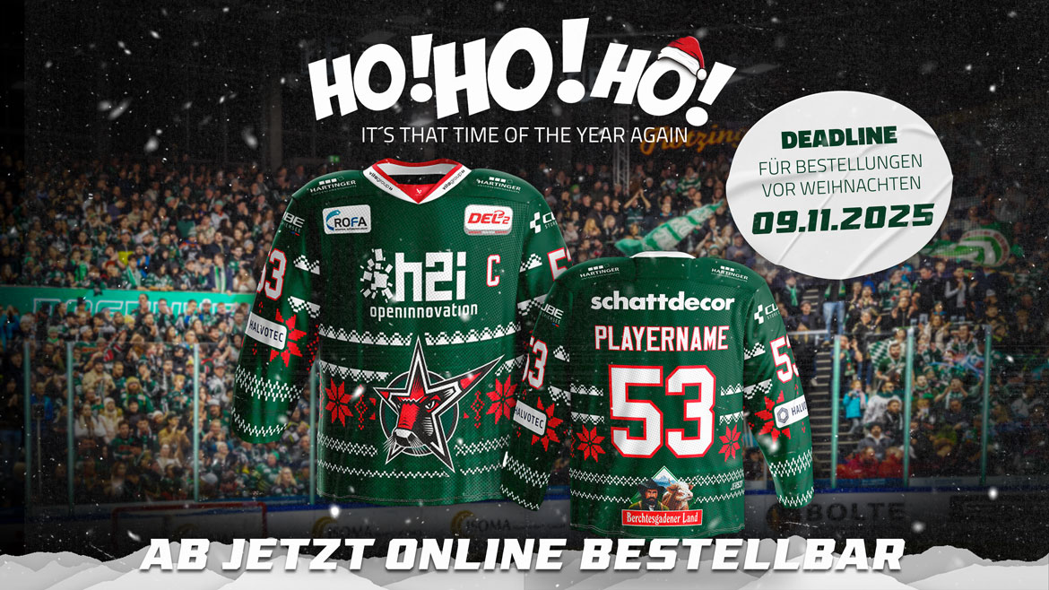 Starbulls Rosenheim - Trikot Weihnachten 2025